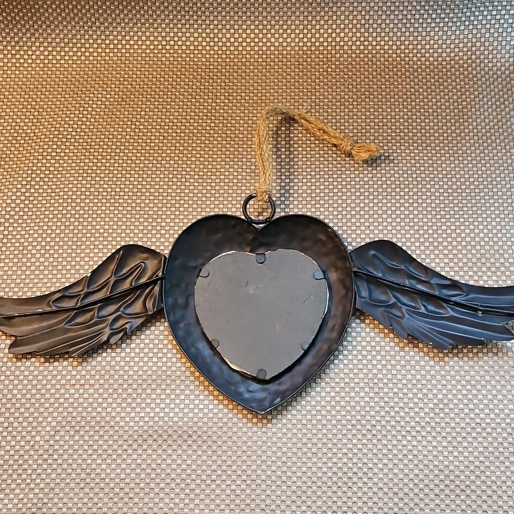 Vintage Style Angel Wing Hanging Picture Memory Frame Charming Rustic Farmhouse